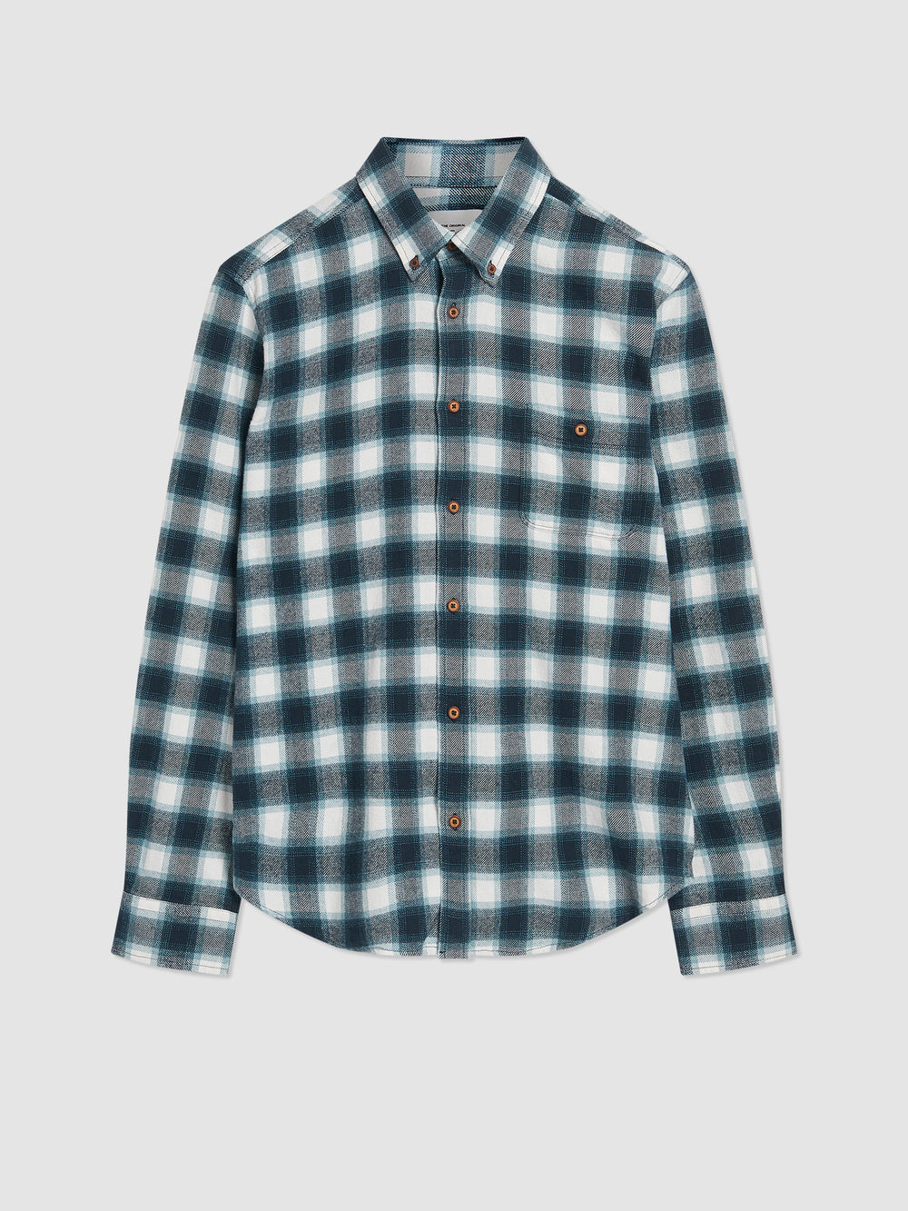 Chemises Ben Sherman Brushed Ombre Check Flannel Vert | FJI-05644392